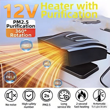 150w Heater Portable Heating Cooling Fan Defroster Demister For Car Truck