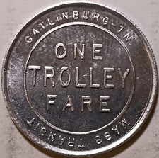 Gatlinburg, Tennessee - Gatlinburg - IN. Mass Transit One Trolley Fare TN 320 B