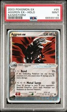 2003 Pokemon Aggron ex #95/100 Sandstorm Holo PSA 9 Mint Condition on eBay
