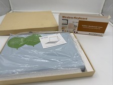 Tablet Keyboard Case Blue Wireless New
