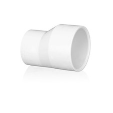 Pushglossy 2" x 1-1/2" PVC Pipe Fitting Schedule 40 X 1-1/2", White