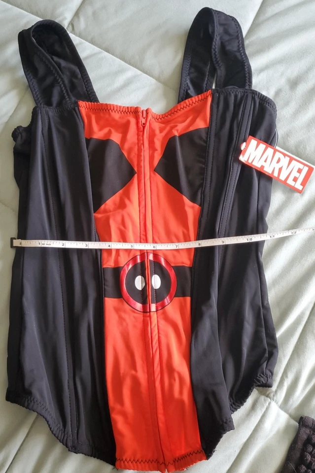 Corsé Deadpool con cremallera frontal - Marvel Lg Foto 2 de 4