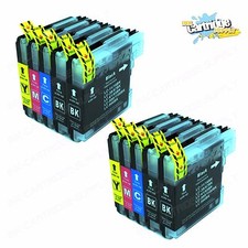 10PK LC61 LC65 Ink Cartridges For Brother MFC-295CN MFC-385CW MFC-490CW MFC-290C