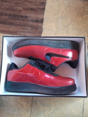 Nike Air Force 1 Foamposite Pro Cup Low Cut Gym Red Size US10