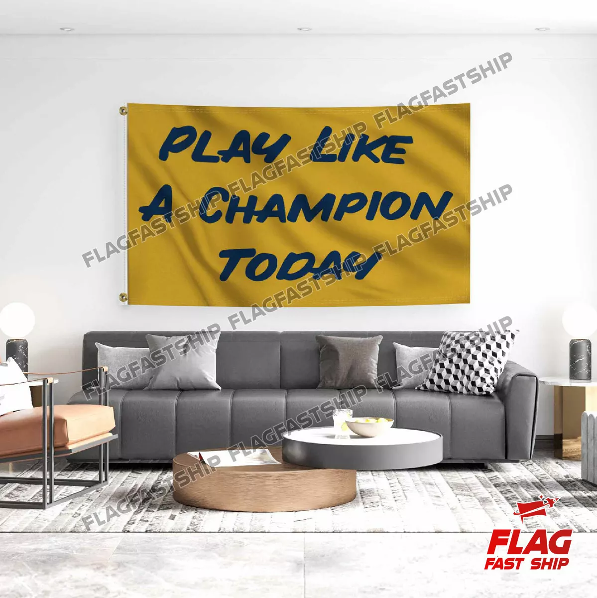 Notre Dame 3X5 Flag Banner Fighting Irish Play Like A Champion