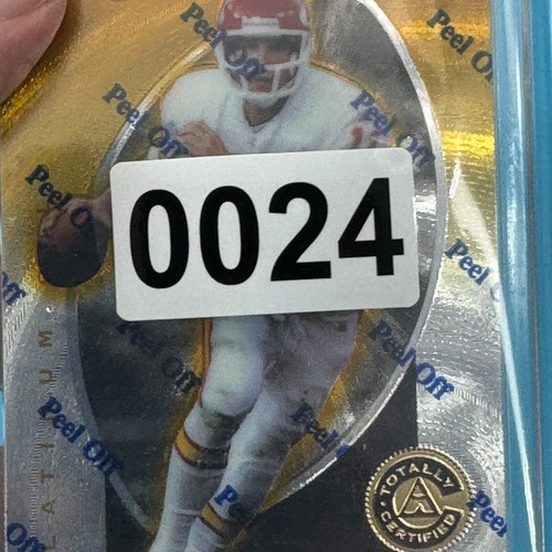 1997 Totally Certified Platinum Gold ELVIS GRBAC #13 Numbered 7/30 KC Chiefs - Picture 8 of 8
