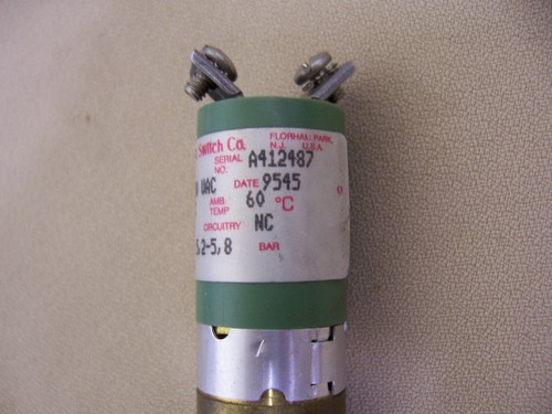 USED ASCO TriPoint JC37A215BT Pressure Switch 5 A Res 125/250 VAC 3 A Res 28 VDC - Picture 3 of 6