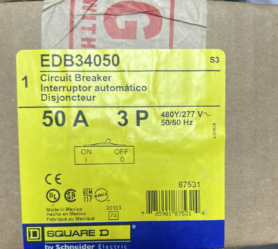 Square D EDB34050 Mini Circuit Breaker