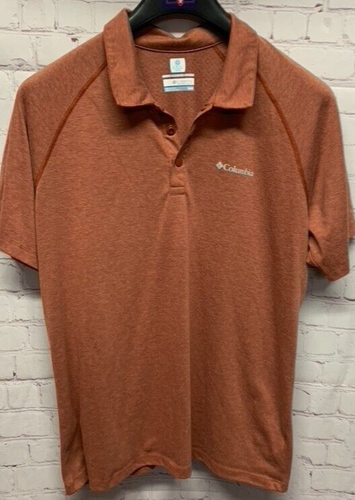 Chemise Columbia Omni Freeze Zero Homme, Manches Courtes, Orange, Taille M, Sport