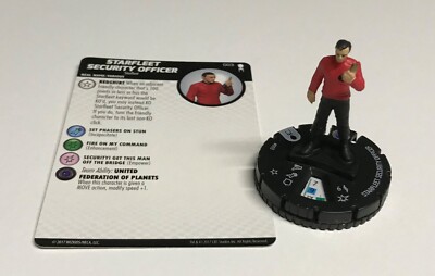 STARFLEET SECURITY OFFICER 003 Star Trek Away Team Wizkids HeroClix