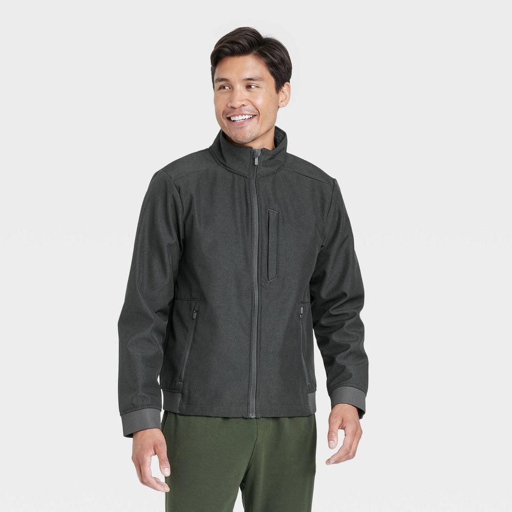 All In Motion Men's Zip-Up Winter Wind-Resistant Softshell All In Motion Men's Zip-Up Winter Wind-Resistant Softshell