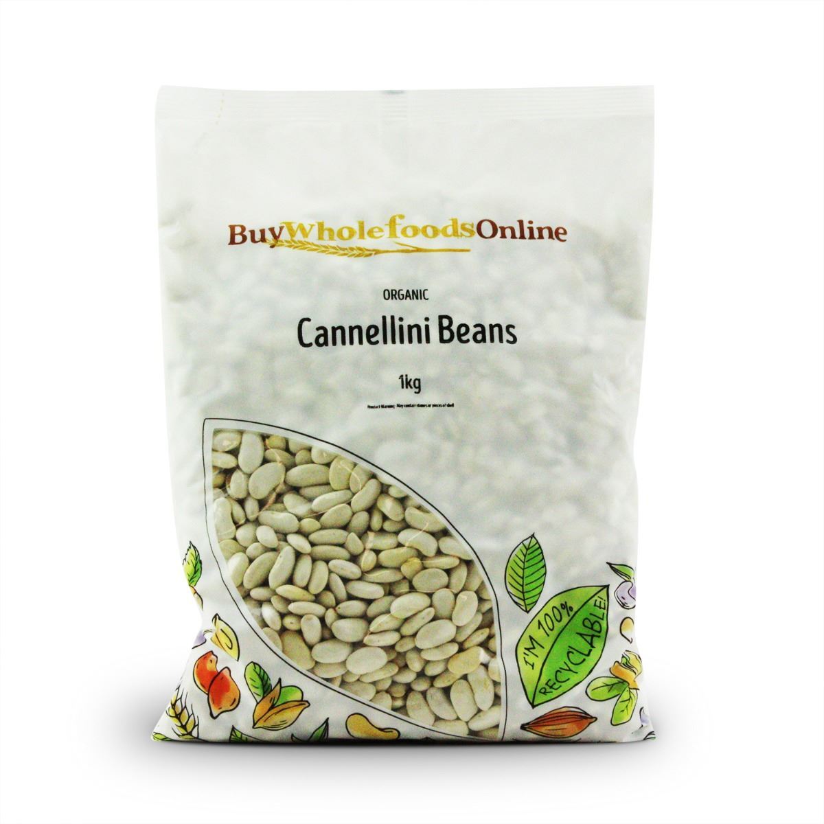 Organic Cannellini 1kg | BWFO | Free UK Mainland P&P
