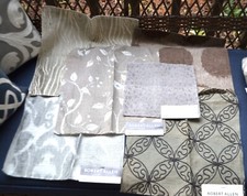 Variété Tailles d'échantillons de tissu créateur haut de gamme discontinus pour décoration 