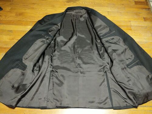 Ermenegildo Zegna Multiseason Blazer Size 58L (48L US) Black Wool - Picture 7 of 17