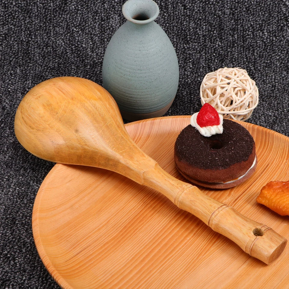 Große Bambus Pfannen Reis Löffel Küche Pfannen Küche Utensilien - Bild 3 von 4