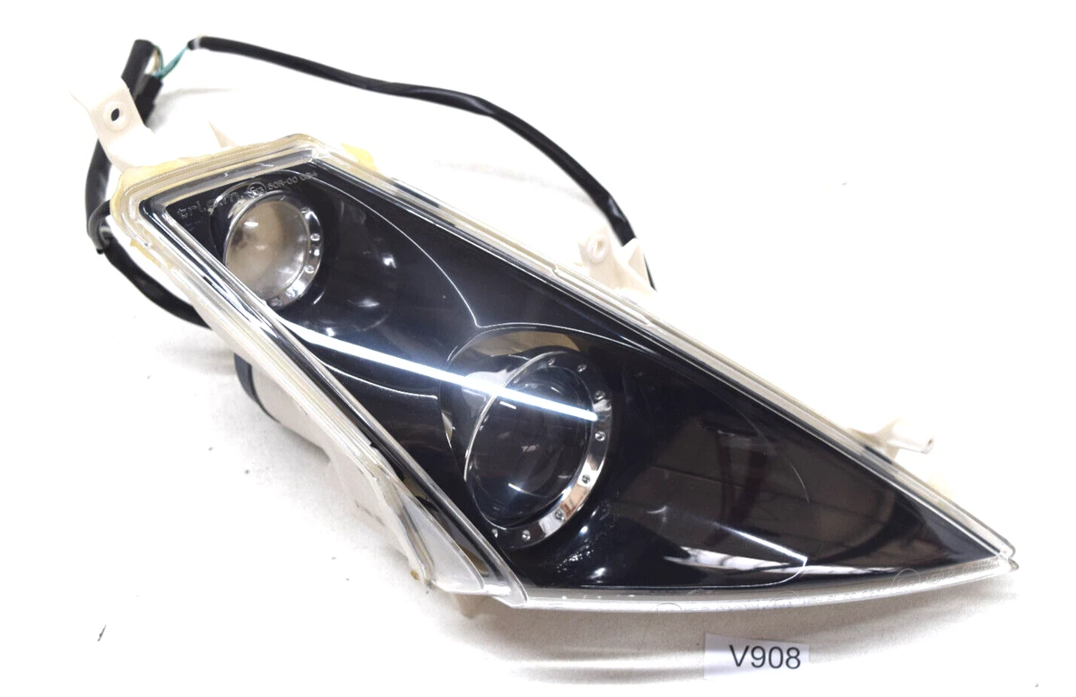 Optique Avant Pour Mobylette Peugeot 50/103 – Phare Rond 140 Mm, Cuvelage Métal Noir, Vitre Transparente, Sans Ampoule - 3
