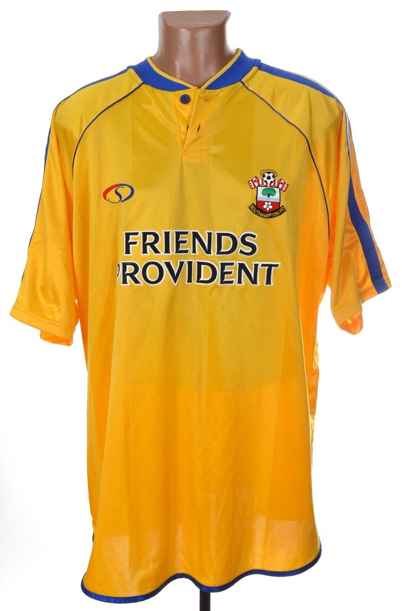 SOUTHAMPTON ENGLAND 2002/2004 THIRD FOOTBALL SHIRT SIZE XXL