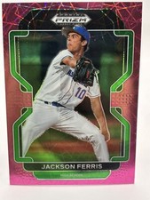 2022 Panini Prizm Draft Picks Jackson Ferris #PDP47 Pink Velocity Prizm Nm