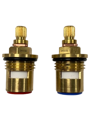 WOSHERWORLD pipescenes555 DISC004 Ceramic Disc Tap Cartridge Valves 20 Teeth x 7.5mm PAIR