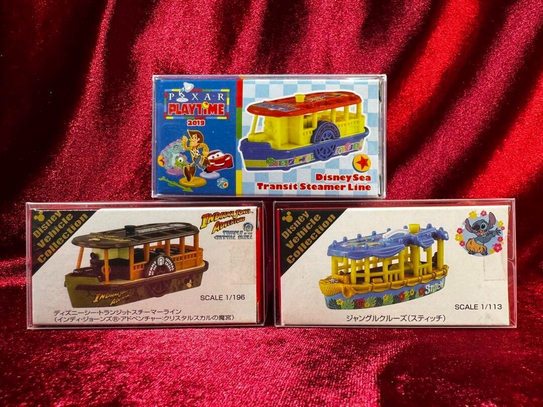 Disney - かじかじ Tokyo Disney Resort Tomica Set Jungle Cruise Stitch & Pixar
