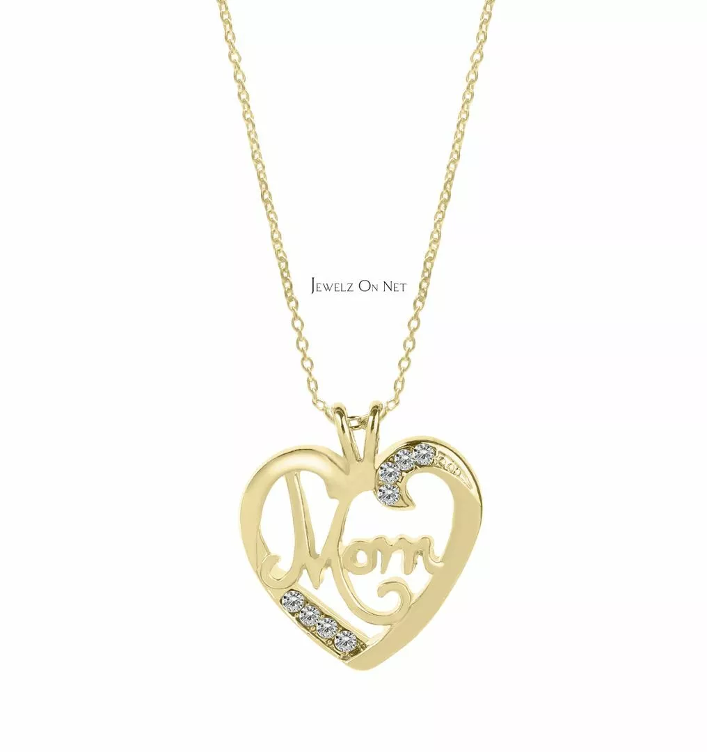 14k mom 2024 pendant necklace