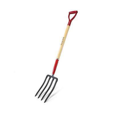 KOLEIYA Garden Fork,4 Tine Digging Fork,Pitch Fork for Gardening,Steel Y-Grip...