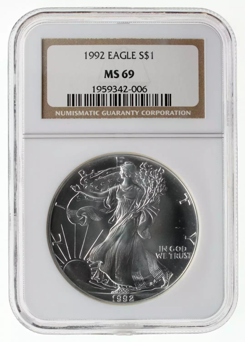 1992 American Silver Eagles NGC MS-69 | eBay
