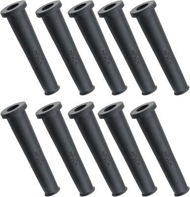 Cord Boot Protector FMHXG 10PCS PVC Strain Relief Cable Sleeve Hose Rubber Black