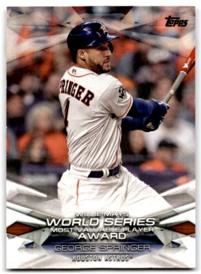 2018 Topps MLB Awards George Springer Houston Astros #MLBA-50