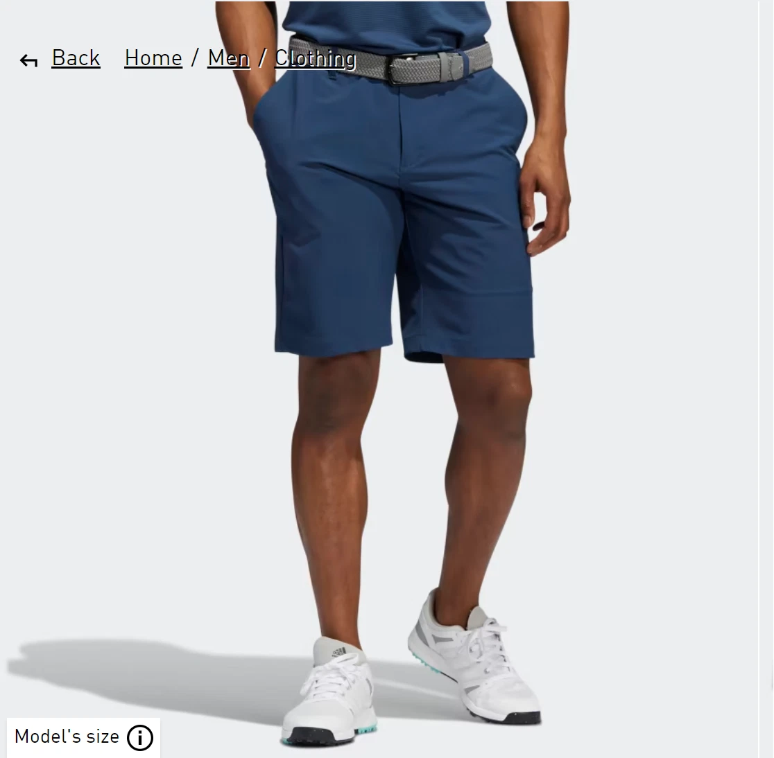 NWT Adidas Ultimate 365 Stretch Men's Golf Woven Shorts Solid Crew Navy Size 40