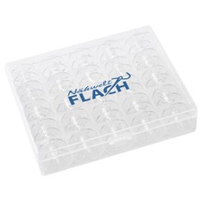 Singer 25 bobine + scatola Merrit per pinza Apollo (inserire dall'alto) vecchi Singer