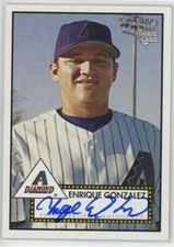 2006 Topps '52 Rookies Baseball Enrique Gonzalez Auto RC #52S-EG
