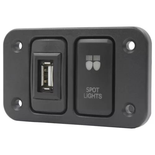 USB PASSTHROUGH - Suit LARGE Toyota Dash Replacement Hilux Prado Landcruiser 12V - Bild 7 von 8