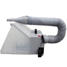 TECHTONGDA Portable Airbrush Paint Spray Booth Kit w/Double Layer Filter 110V