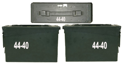 FGD 44-40 Ammo Box (DECALS) Two 4.25'' x 1.5'' One 2.25'' x 0.75'' NO BOX INCLUDED