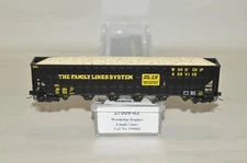 N scale Trainworx Greenville 7000 woodchip hopper car Family Lines RR SCL 196062