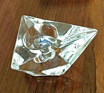 Orrefors Crystal Tea Light Votive Exceptional & Brilliant