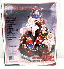 Daisy Kingdom TOYLAND TREE Vintage 1991 Christmas Fabric Panel Kit Easy-to-Sew