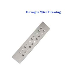 Tungsten Carbide Drawplate Hexagon Wire Drawing Multisize Pull Bar Jewelry Tool