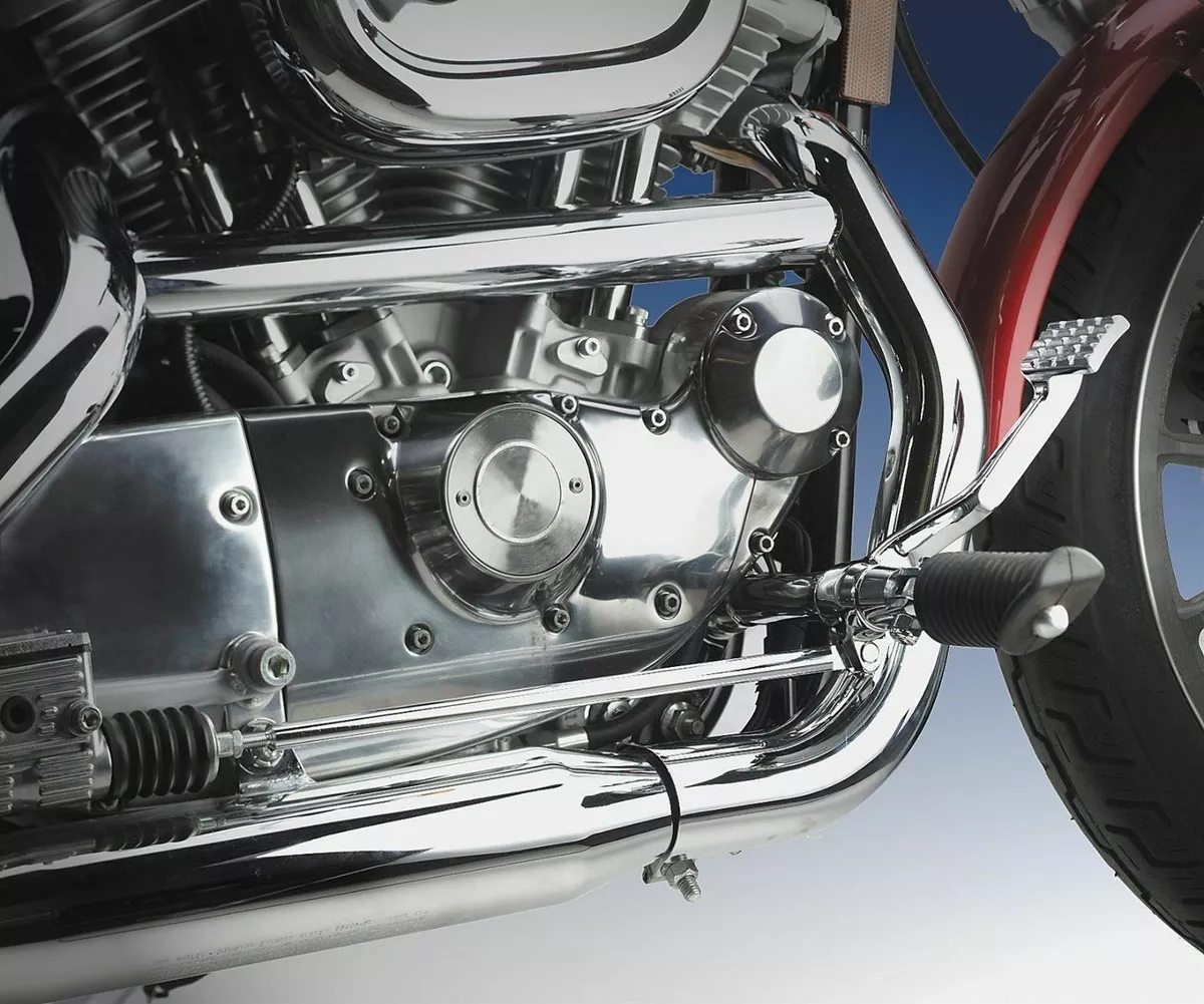 Best Fit Deluxe Chrome Forward Control Kit Controls 91 03 Harley Sportster XL