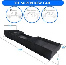 Under Seat Storage Truck Tool Box For Chevy Silveradogmc Sierra 1500 2014-2018