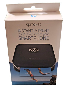HP Sprocket 100 2x3 Photos From Smartphone X7N08A Instantly Print Zink Zero Ink