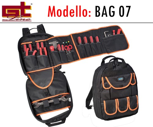 Zaino GT Line porta utensili BAG 07 zainetto per attrezzi borsa valigia  gtline | eBay