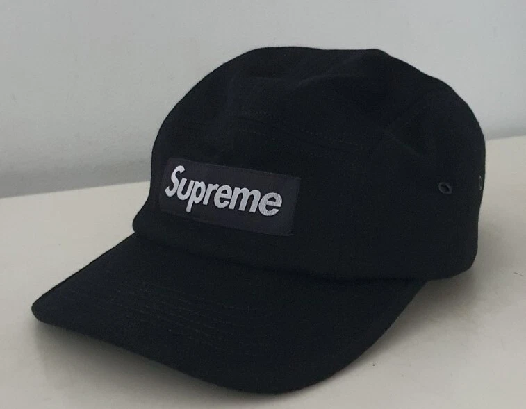 FW21 Supreme Loro Piana Wool camp cap hat camo black Capolavoro