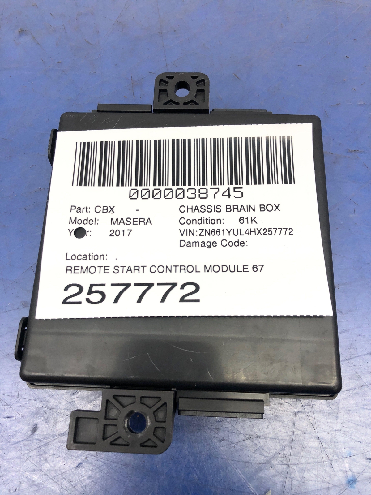 Maserati Levante 2017-2020 Control unit