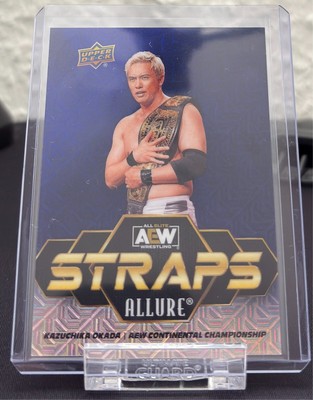 AEW ALLURE 2024 - BLACK & BLUE - KAZUCHIKA OKADA - #S-14 - /35 - AEW STRAPS