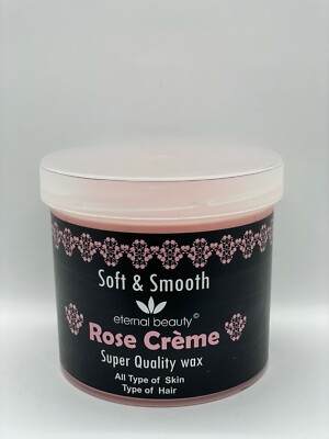 Rose Creme Wachs weich und glatt super Qualität für alle Hauttypen 450gm 