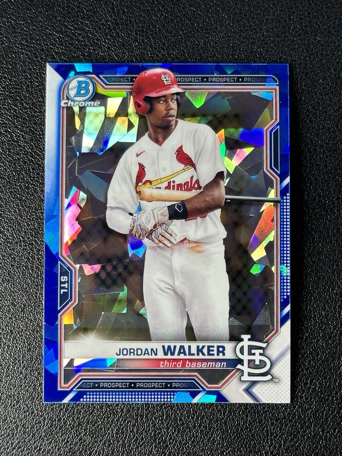 2021 Bowman Chrome Sapphire Jordan Walker Prospect #BCP146 Cardinals
