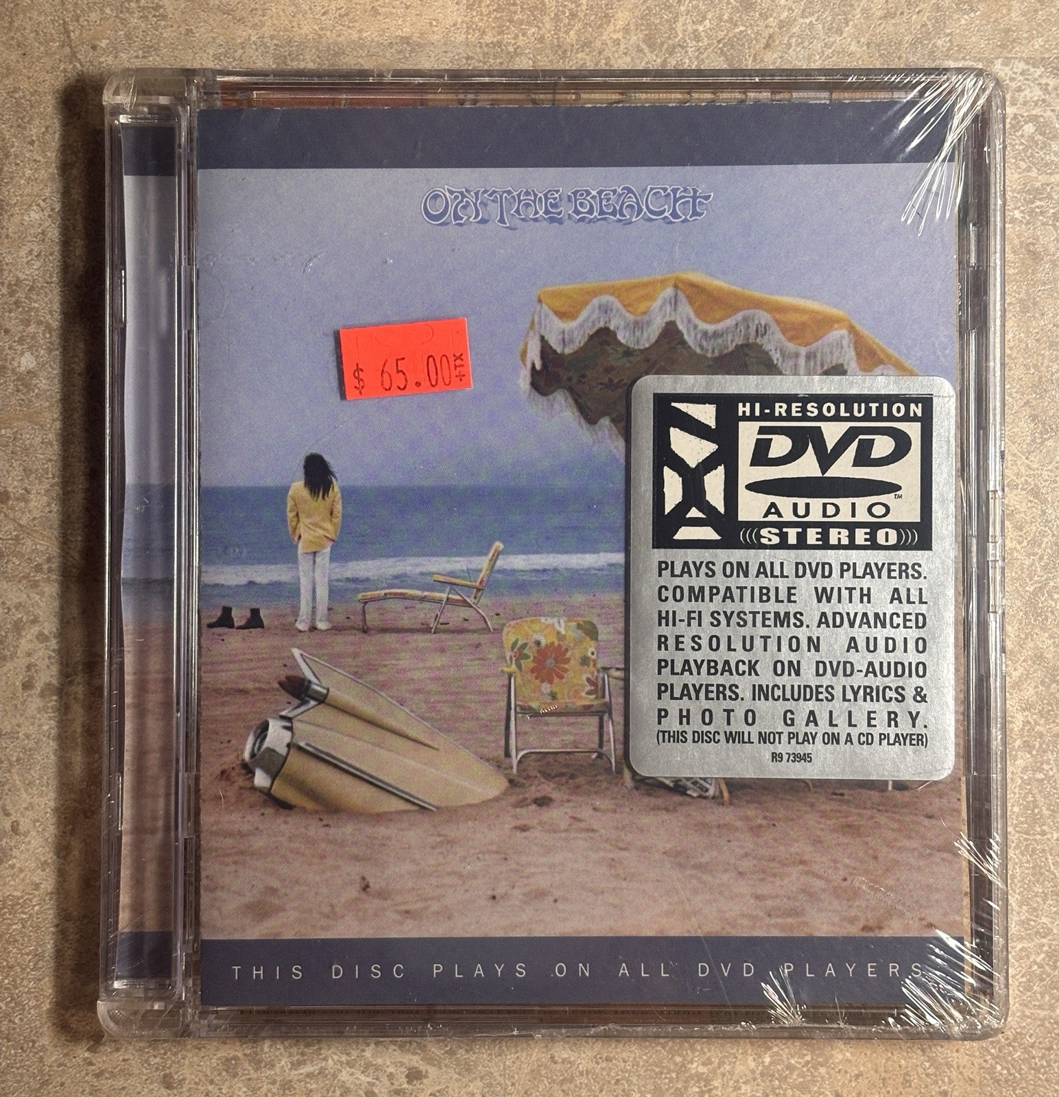 NEIL YOUNG -ON THE BEACH High Resolution Audio RARE OOP FACTORY SEALED DVD