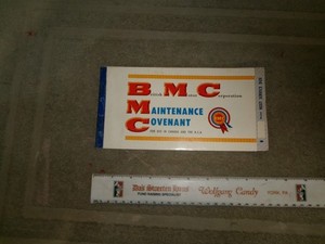 ORG 1960'S BRITISH MOTOR CORPORATION MAINTANCE MANUAL - EXC. COND